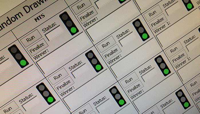 Random Drawing Control Panel